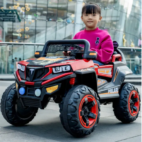 صورة جيب أطفال حمراء ماطورين 12 فولت